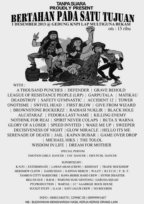 jgn lupa minggu depan kita main di bekasi dan bakal kencan bareng <a href="/FIRSTBLOW_HC/">FIRST BLOW HC</a>  see you guys!! :))