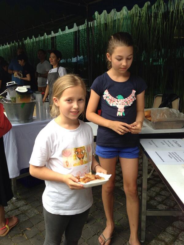 Enjoying churros at #BigBiteBKK