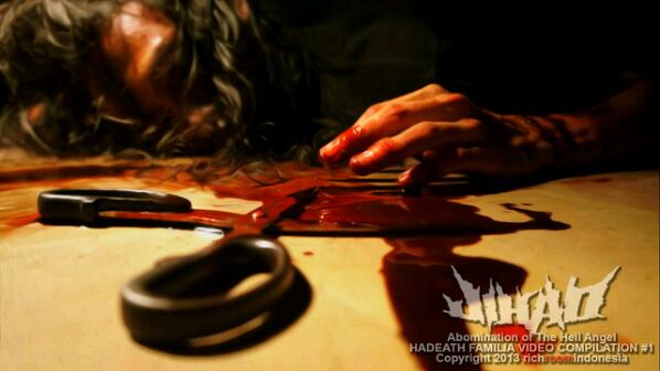 SERAK_Inc's tweet photo. Coming Soon Des'13 Video clip "Jihad - Abomination Of The Hell Angel" @HadeatH1 Copyright2013 @richroomprod Indonesia http://t.co/OO8TcfJood