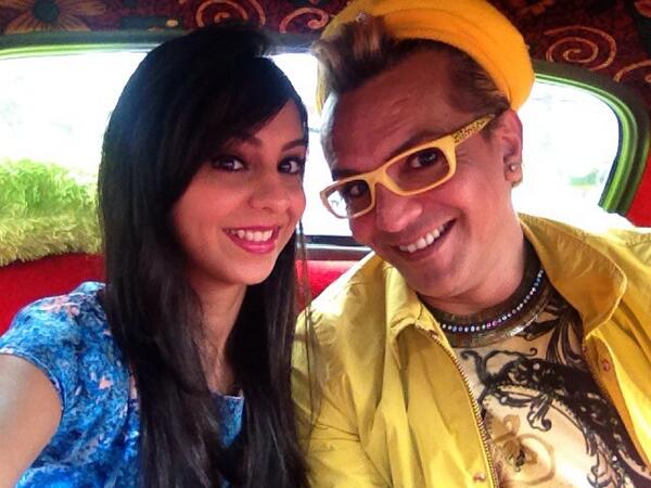 AanamC's tweet photo. Throwback from the #timeoutwithimam times with @ImamASiddique @MTVIndia http://t.co/0hXzd8EDdl