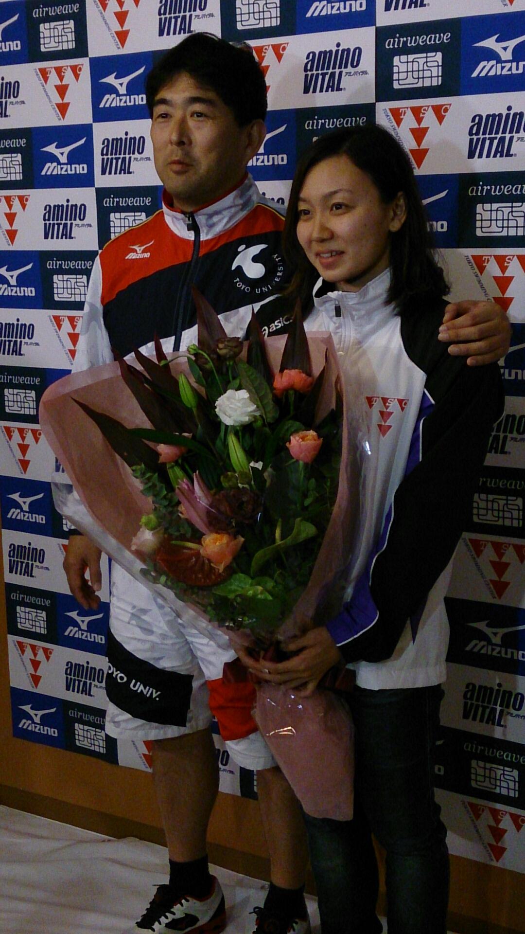 テレ朝水泳 on X: 「東京スイミング招待」最終日。50mバタフライに出場した加藤ゆか 選手が、大会終了後に現役引退を発表しました。生後6ヵ月から始めた水泳。ラストレースの際は様々な水泳人生の思い出が甦ったと言います。本当にお疲れ様でした。  http:t.co ...