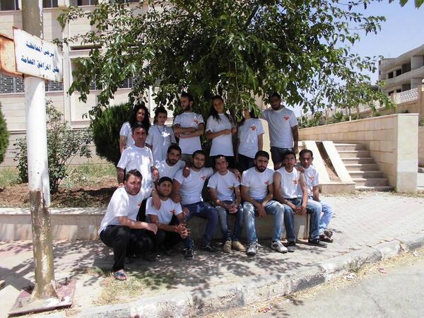 syriacunion's tweet photo. youth of Syriac Union Party...Syria/Derik http://t.co/08qXjLyZd5