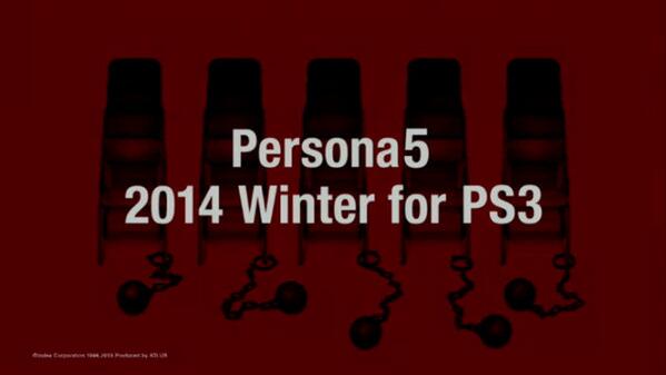 Kotaku's tweet image. Persona 5 announced for the PlayStation 3: bit.ly/18yH1Ci