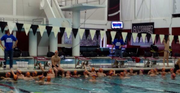 MPSCswimming's tweet photo. Day 3 and we are still ready to swim fast! #GoMPSC http://t.co/RvpcgJeSbV
