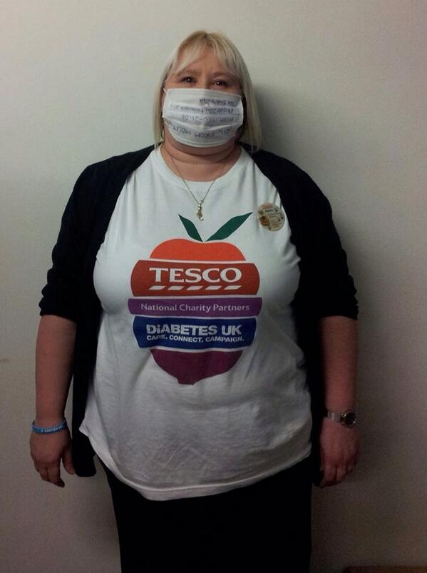 Inmate Broadbent with my NIL FROM MOUTH face mask