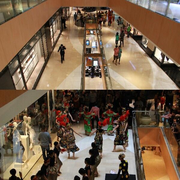 Kilas balik kehebohan #IndMenari2013 siang ini. <a href="/GrandIndo/">Grand Indonesia</a> jadi panggung tari!