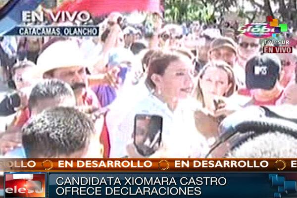 #LAFOTO: <a href="/XiomaraCastroZ/">Xiomara Castro de Zelaya</a> ejercerá derecho al voto en minutos #HondurasDecide