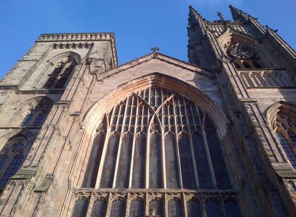 The <a href="/priory900/">Priory 900</a> looking radiant in winter sunshine today: St. John of Bridlington became Canon here in 1346.