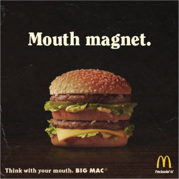 McDonalds's tweet photo. The mouth wants what the mouth wants. #BigMac http://t.co/ESKiffliyv