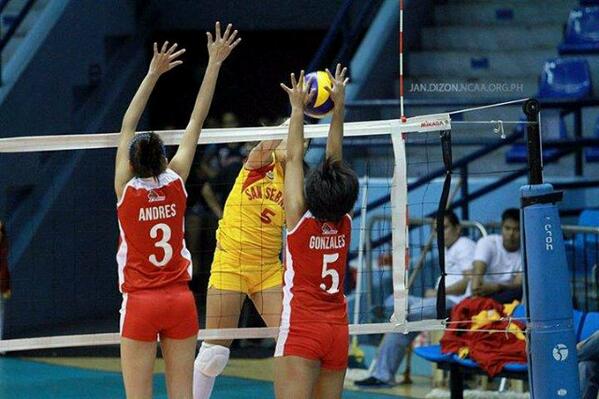 VnessAlfonso's tweet image. Lakas ni dos @janepyo #singleblock #NCAA