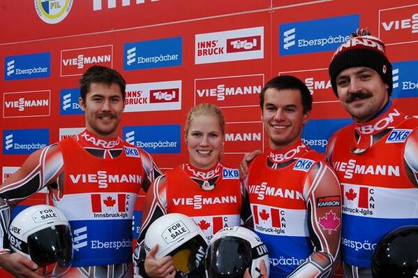 Silver Medal  for <a href="/LugeCanada/">Luge Canada</a> Team Relay in Austria. Congrats to <a href="/AlexGoughLuge/">Alex Gough</a> <a href="/samueledney/">sam edney</a> <a href="/WalkerSnith/">Tristan Walker</a> ! #luge