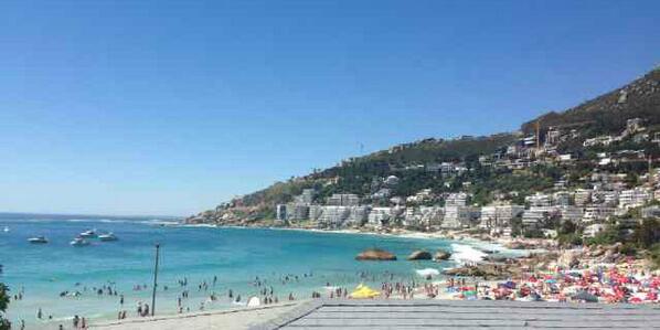 Beautiful day for the first summer beach trip @Lana_duPlessis #clifton #bungalows #Vollaroadtrip #wiekortsummerbodies