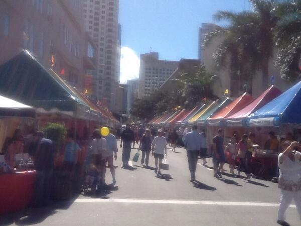 BookTV's tweet photo. Beautiful day @miamibookfair.  Live coverage on C-SPAN2 all day http://t.co/qpZ0SJmKki