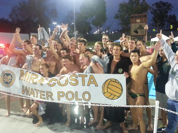breezepreps's tweet photo. Mira Costa: Your 2013 CIF-SS D3 boys water polo champions. http://t.co/LtF1SWRgRE