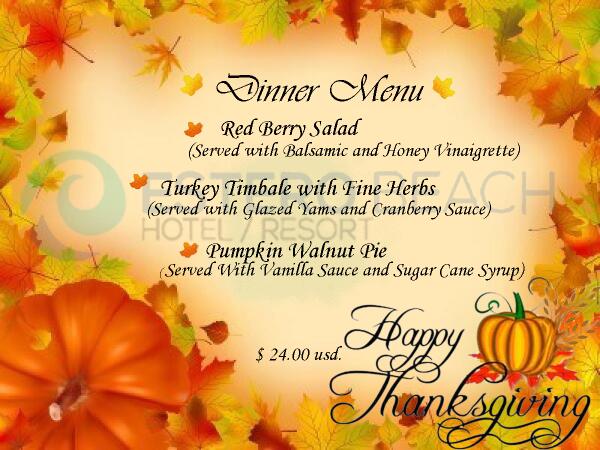 EsteroEventos's tweet photo. #thanksgiving is comming and Hotel Estero Beach / Resort has set up the table just for you, joing us  #special #day http://t.co/DPRz3BUmBz