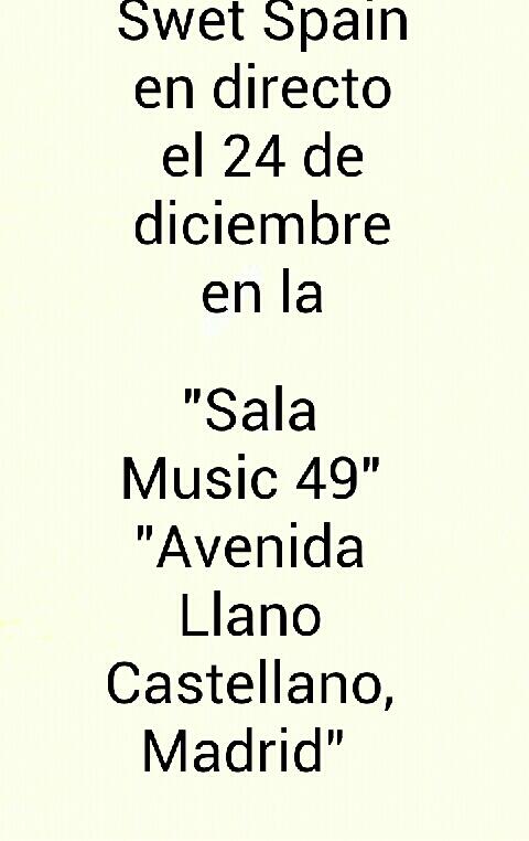 BravoxtiSWS's tweet photo. @IloveItOFalct el 24 de diciembre en directo en la sala music 49, si no podéis venir  vernos no pasa nada http://t.co/IR3b2U9N0d