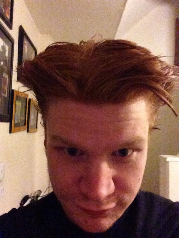 MattyCowe's tweet photo. Thinking cabin fever has all ready set in #wolverinehair http://t.co/4dCa9vyJbl
