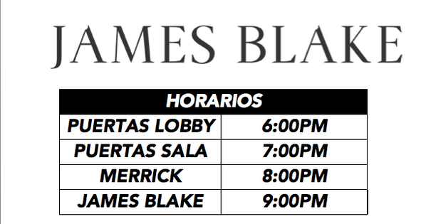 urbnst's tweet photo. horarios de James Blake hoy en @tecavaret! el after party oficial es en @baramericas @tecavaret http://t.co/BdAV68gv8v