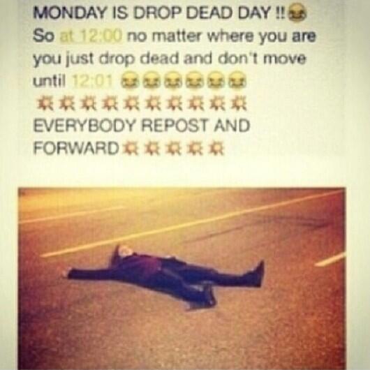 TheseBasic_Hoes's tweet image. DROP DEAD DAY?
