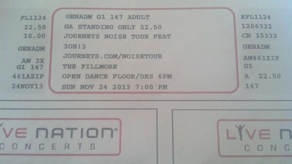 d_stein's tweet image. taking four crazy teens to the Fillmore..good times..#noisetoursf