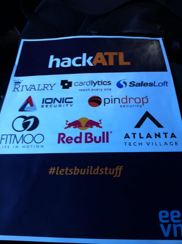 Salesloft's tweet image. We are as well! RT @Rivalry: Proud to sponsor the inaugural #HackATL event.