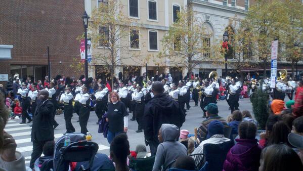 The sights and sounds@ #RaleighChristmasParade great fun!