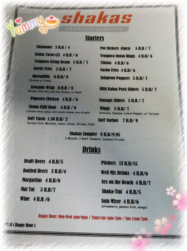 Shakas_Alhambra's tweet photo. @carocalavera here is our happy hour menu http://t.co/iNVt0v9IDz