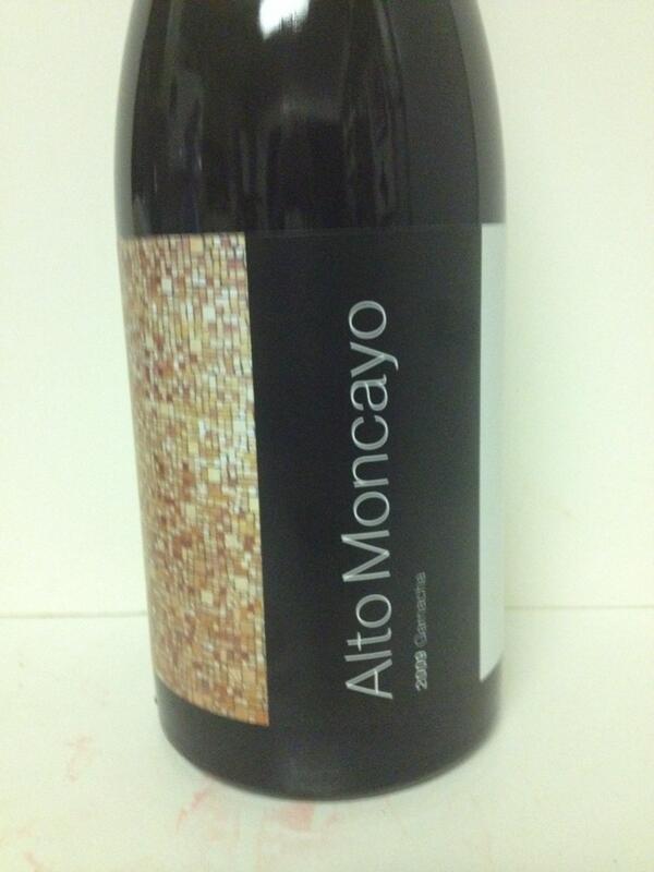 In my glass tonight?  Alto Moncayo 09. Rioja. Parker just gave this wine 100 pts in a vertical tasting