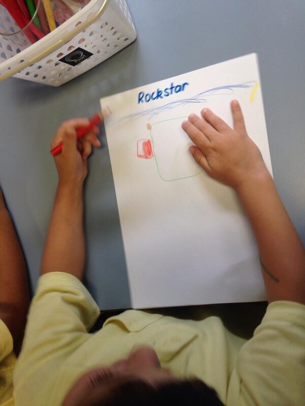 MLIS_Orange's tweet photo. Costume designers at work! #orangerockstars http://t.co/1GffyztVJp