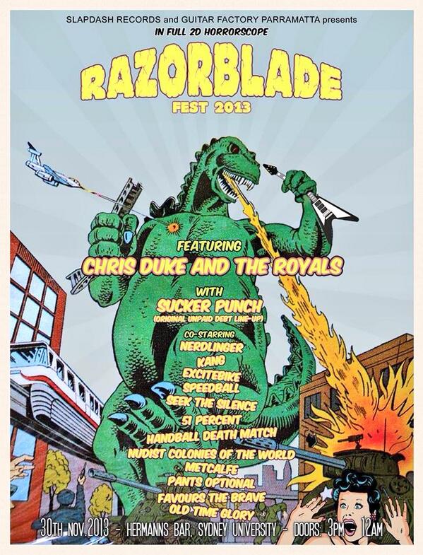 This is happening this weekend. #punkrock #Aussiepunk #pantsoptional