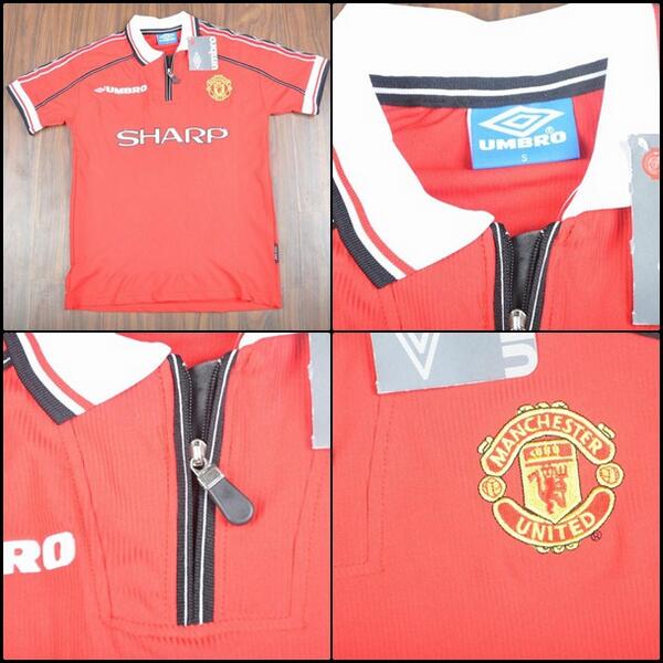 Sedenk_Store's tweet photo. Retro MU 99 - Size S. IDR 120.000 @pandusuwandi | More list, invite 2931336B. Jersey GO only 100rb/pc :) http://t.co/kc8wUwTHYD