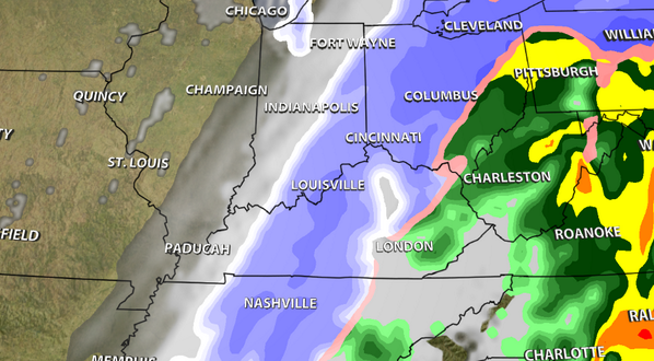 WDRBWAVE's tweet photo. #Wxmodels increasing the threat of snow &amp; SIGNIFICANT ACCUMULATIONS possible.  Details next on WDRB News. #kywx #inwx http://t.co/NeHelRGqDQ