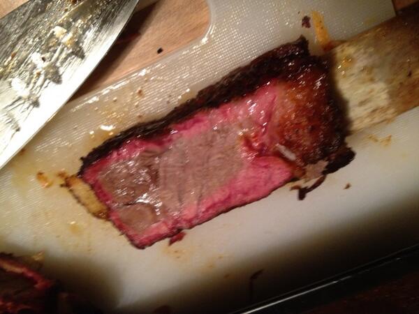 TheFlamePit's tweet image. This was the last time I did a beef rub. Think beef vs the flintstones #realbbq #realfood #pitrub