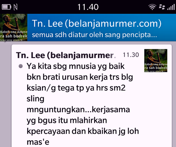 Kejadian = sedang terjadi = dalam kondisi