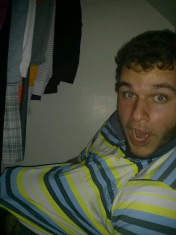 LukeSlish32's tweet photo. I'm wearing your favorite shirt @TalboSloth77 #checkyourcloset http://t.co/jveu6f2HXG