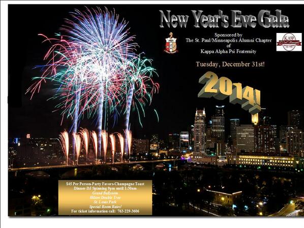 Bring in the New Year with the Kappas!