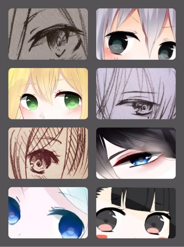 りしょか おめめ綺麗に描きたいよね 目イラストだけで興味を持ってくれる方rt Http T Co Atfcap7uko