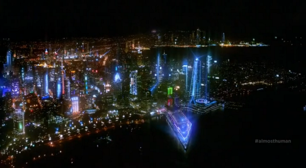 theRogerDhillon's tweet photo. Almost Human #FOX #Vancouver ..the year is 2048, looks sick http://t.co/OChemBUYaK http://t.co/yhbe2KWx4t