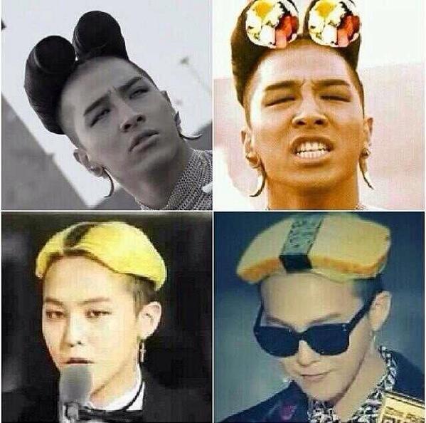 Imagini pentru Taeyang kimbap hair and GD tamago hair