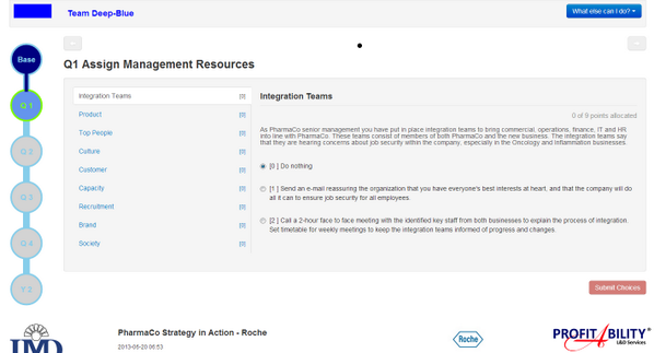 DProfitAbility's tweet image. The @Profitability/ @IMD_Bschool #DecisionMaker tool in action #DigitalProfitAbility (#DPA) #strategy #simulation