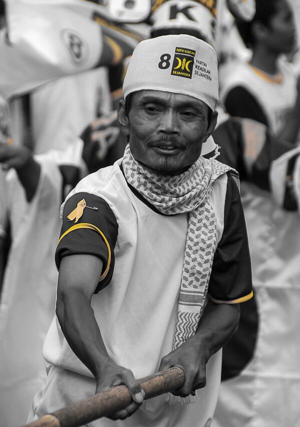 Foto: Dukungan tak mengenal usia. Bergabung ke komunitas relawanpksfoto.net Follow @Relawan_PKSFoto