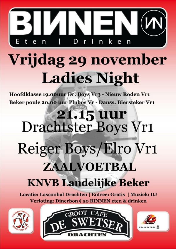 DFTda1's tweet image. Vrijdag 29 nov. is het weer #LadiesNight in de #Lasconhal @DFTtalenten spelen om 19.00u en #DFT1 om 21.15u #bethere