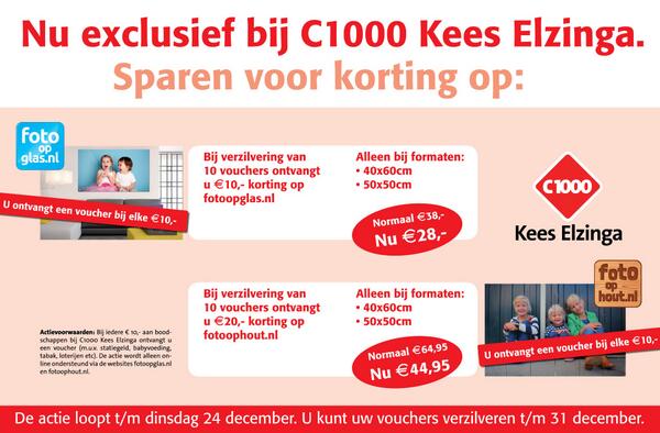 Vanaf woensdag een nieuwe spaaractie exclusief bij C1000 Elzinga!