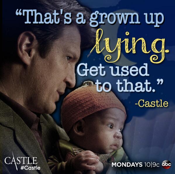 Castle_ABC's tweet photo. Watch tonight as Castle shares some fatherly advice. http://t.co/IdSExba5kN