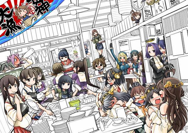 坂崎ふれでぃ サバゲ漫画8巻発売中 در توییتر 艦これ集合絵とりあえずキャラだけ塗り終わり 仕事あるけどノリノリだから背景一気に仕上げちまうかぁ レイヤー16枚 多いなぁ Http T Co Frr2ovke7j