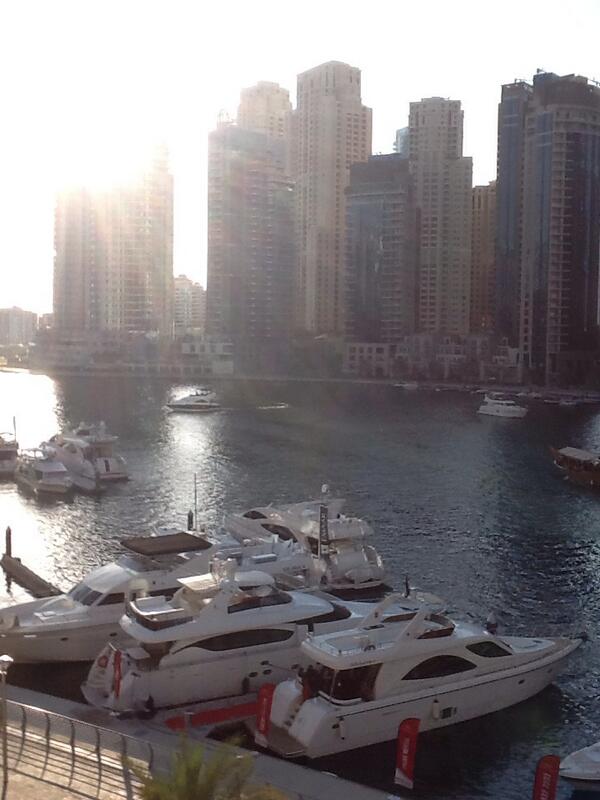 At Dubai Marina very nice place