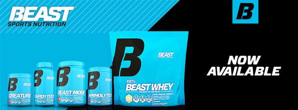 PORTNUTRITION's tweet photo. BEAST Nutrition Now in Stock http://t.co/xziXq8DAnE http://t.co/IbVb0a2m6Z