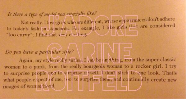 GuiradoDesign's tweet image. Love her attitude! #CarineRoitfeld #icon #intelligentstyle #fashion #inspired
