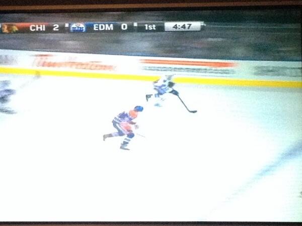 Everytime i watch a game on tv thats in edmonton i feel like im watching a game from the 80's. #oldschoolhockey #NHL