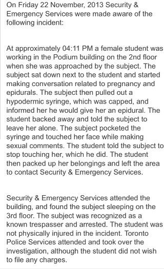 YESitsKRYS's tweet image. Why did this have to happen in the building I take naps in though #neveragain #creepy #ryersonproblems